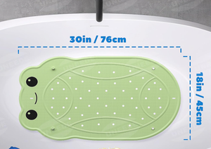 Tapis de bain antidérapant pour enfants, tapis de douche pour tout-petits, surface antidérapante lavable, tapis en caoutchouc souple pour <span class=keywords><strong>baignoire</strong></span> et douche - Product Image 5