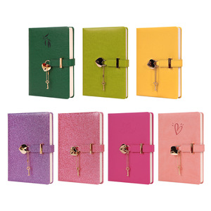 Cuaderno de cuero PU de color caramelo, diario de oficina y estudiante multicolor A5 de tapa dura <span class=keywords><strong>para</strong></span> notas de reuniones, suministros <span class=keywords><strong>para</strong></span> tareas - Product Image 6