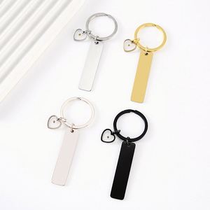 Llavero Largo de Acero Inoxidable con Grabado Láser de Semillas de Mostaza en Forma de Cruz, Impresión a Color, Material en Blanco para DIY, Moderno - Product Image 3