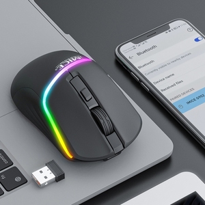 IMICE G902 çift mod 6 tuşlu sessiz kablosuz oyun faresi (siyah) - Product Image 4