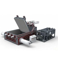 Presse à métaux de rebut à commande automatique, 100 à 400 types, compacteur/presse à balles pour canettes en aluminium