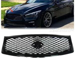 Para Infiniti Q50SL 2014-2017: Tiras Decorativas para Parrilla Delantera, Kit de Carrocería, Parrilla de Carreras, Parte Exterior del Parachoques Delantero - Product Image 1