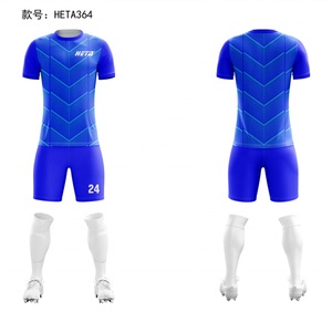 Uniformes de Fútbol Personalizados para Clubes Escolares, Camisetas de Fútbol Transpirables, Pantalones Cortos, Conjunto de Camiseta y Pantalones Cortos de Fútbol Sublimados - Product Image 1