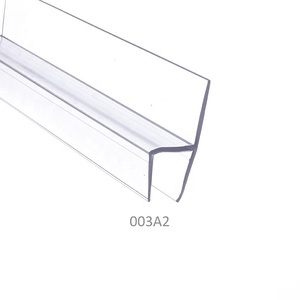 H hình dạng kính tắm con dấu phần cứng phụ kiện cửa trượt con dấu cao su PVC dải nhựa không thấm nước <span class=keywords><strong>Clip</strong></span> con dấu dải - Product Image 1