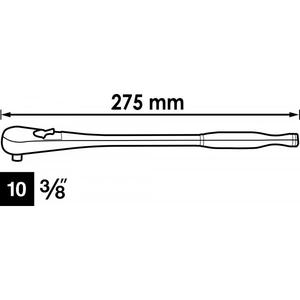 แข็งแรง-V4945 3/8 ''เฟืองล้อปรับได้, 4047728049450เฟือง3/8" - Product Image 2
