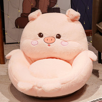Sofá cama de animales de dibujos animados con diseño de oso al por mayor, sofá cama con asiento de animales de peluche divertidos y esponjosos
