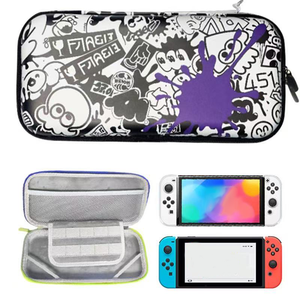 Estuche de transporte impermeable antigolpes EVA PU para Nintendo para Switch OLED Juego de protección de consola de plástico amigable con los viajes - Product Image 2