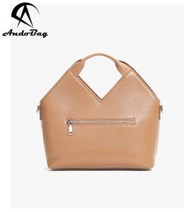 Sac fourre-tout en cuir véritable AndoBag, nouvelle mode pour femmes, grande capacité, sac à bandoulière, sac à main souple tissé pour les trajets quotidiens 3112 - Product Image 5