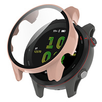 Étui de protection en verre trempé pour PC tout-en-un, 3D Radian 9H HD transparent anti-rayures, couverture intégrale pour Garmin Forerunner 255 255S 955 965