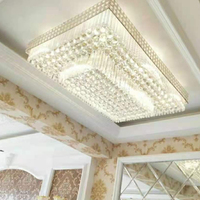 Grand lustre de plafond rond pour la décoration du salon