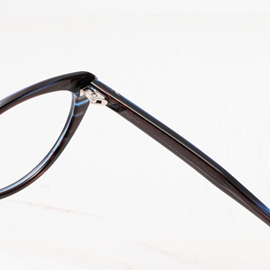Lunettes de vue pour femmes, monture complète œil de chat, noir uni, anti-UV, correction de la vision, montures pour visage ovale, adultes - Product Image 4