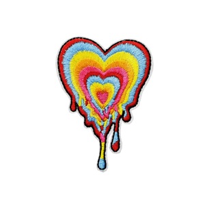 Parche Bordado de Sandía con Corazón Derretido, Adhesivo Termofusible para Ropa - Product Image 5