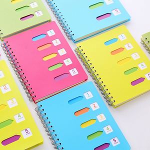 Cuaderno de Espiral Estilo Coreano con Apertura Lateral y Separadores, Diario Simple y Moderno para Estudiantes Universitarios y Escolares - Product Image 2