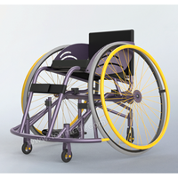 Fauteuil roulant de basketball professionnel fauteuil roulant de basketball en aluminium personnalisé pour athlètes handicapés