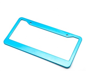 JDMotorsport88, 2 uds., Marcos de matrícula de aluminio para <span class=keywords><strong>coche</strong></span>, cubiertas, soporte, Protector para <span class=keywords><strong>coche</strong></span> de EE. UU. - Product Image 2