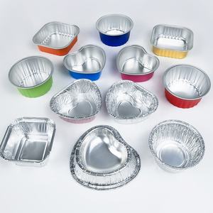 Bandeja para Hornear Desechable de Grado Alimenticio TB81, Disco Elíptico Mediano de 1800 ml, Bandeja de Papel de Aluminio Resistente para Catering de Eventos - Product Image 2