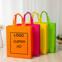 HUIMEI Ecologische Herbruikbare Non-Woven Draagtas voor Eten, Fruit & Snacks, Grote Capaciteit, met Aangepast Logo