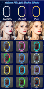 Machine photobooth <span class=keywords><strong>Danda</strong></span> Triangle RGB Split pour iPad, coque en alliage d'aluminium, contrôle manuel/à distance, pour mariages, événements, anniversaires - Product Image 4