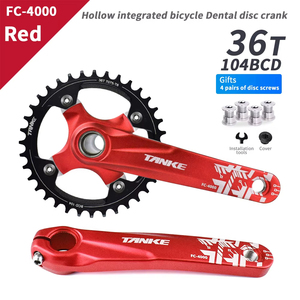 TANKE <span class=keywords><strong>Bielas</strong></span> 170MM Bicicleta Plato Hueco Integrado <span class=keywords><strong>Bielas</strong></span> 104 BCD Estrecho Ancho Bicicleta <span class=keywords><strong>MTB</strong></span> Corona Agujero Cuadrado Piñón Manivela - Product Image 3