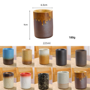 Tazza da Caffè in Ceramica Stile Nordico Retrò da 225ml, Design Creativo in Ceramica Grezza ad Alta Capacità per Tè e Caffè - Product Image 6