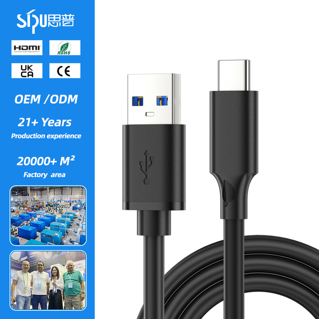 Data Cables Type C 3A 60W Fast Charge USB3.0 10Gbps with Pure Copper Conductor PVC Jacket for Laptops Mobile Phones & Cameras