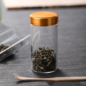 100毫升3盎司金盖藏红花瓶小玻璃螺旋罐香料容器带金属盖 - Product Image 4