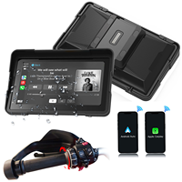 Zmecar Anti-vol pour GPS de moto 7 pouces, navigation, IP67 étanche, résistant à la chaleur, écran tactile, système d'exploitation Linux / WiFi
