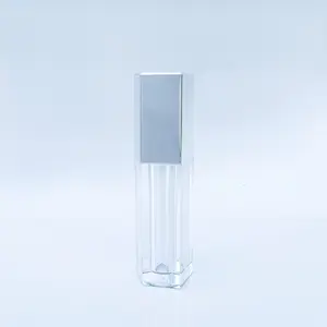 Thấp MOQ Rỗng Nhỏ Trong Suốt Lip Gloss Ống Lỏng Mỹ Phẩm Lipstick Container Ống 5Ml