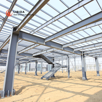 Entrepôt préfabriqué durable à construction rapide, atelier industriel stable, structure de stockage de qualité supérieure, bâtiments en structure métallique