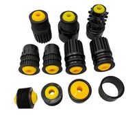 Embouts de rouleaux de convoyeur en plastique de 38 mm, 48 mm, 50 mm avec roulement à billes, capacité de charge de 50 kg, garantie d'un an