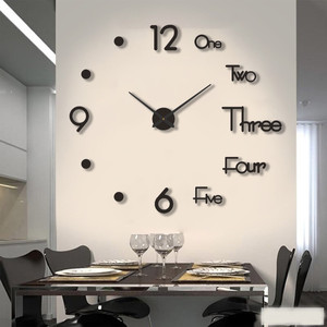 Orologio <span class=keywords><strong>da</strong></span> <span class=keywords><strong>parete</strong></span> decorativo per la casa dal Design moderno orologio <span class=keywords><strong>da</strong></span> <span class=keywords><strong>parete</strong></span> in acrilico 3d senza cornice grande fai <span class=keywords><strong>da</strong></span> te - Product Image 2