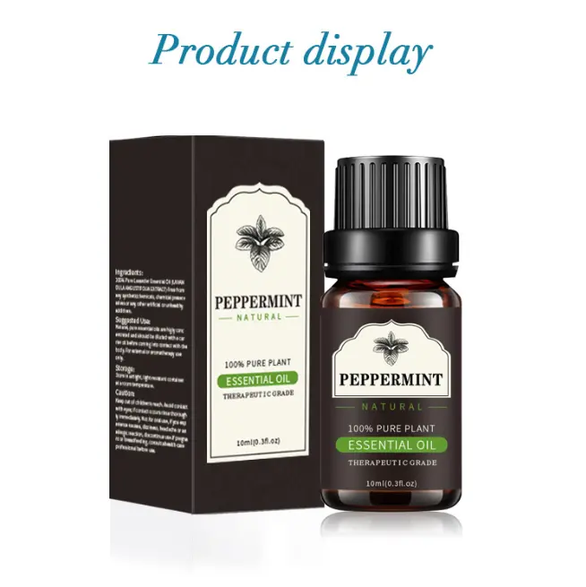 manufacturers wholesale sale custom packaging private label peppermint jasmine orange perfume 10ml organic essential oil set