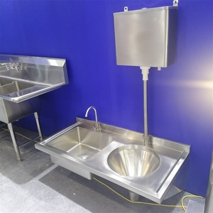 Buen diseño moderno pulido, muebles de Hospital de acero inoxidable, tolva Médica Quirúrgica, fregadero de esclusa - Product Image 5