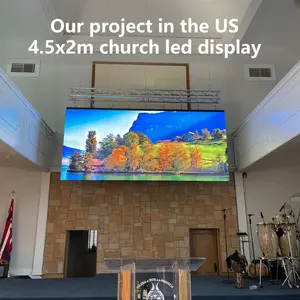 Fondo de escenario gigante para interiores y exteriores, pared de video Led P2.6 P2.9 P3.91 P4.81, pantalla Led de alquiler de empalme sin costuras