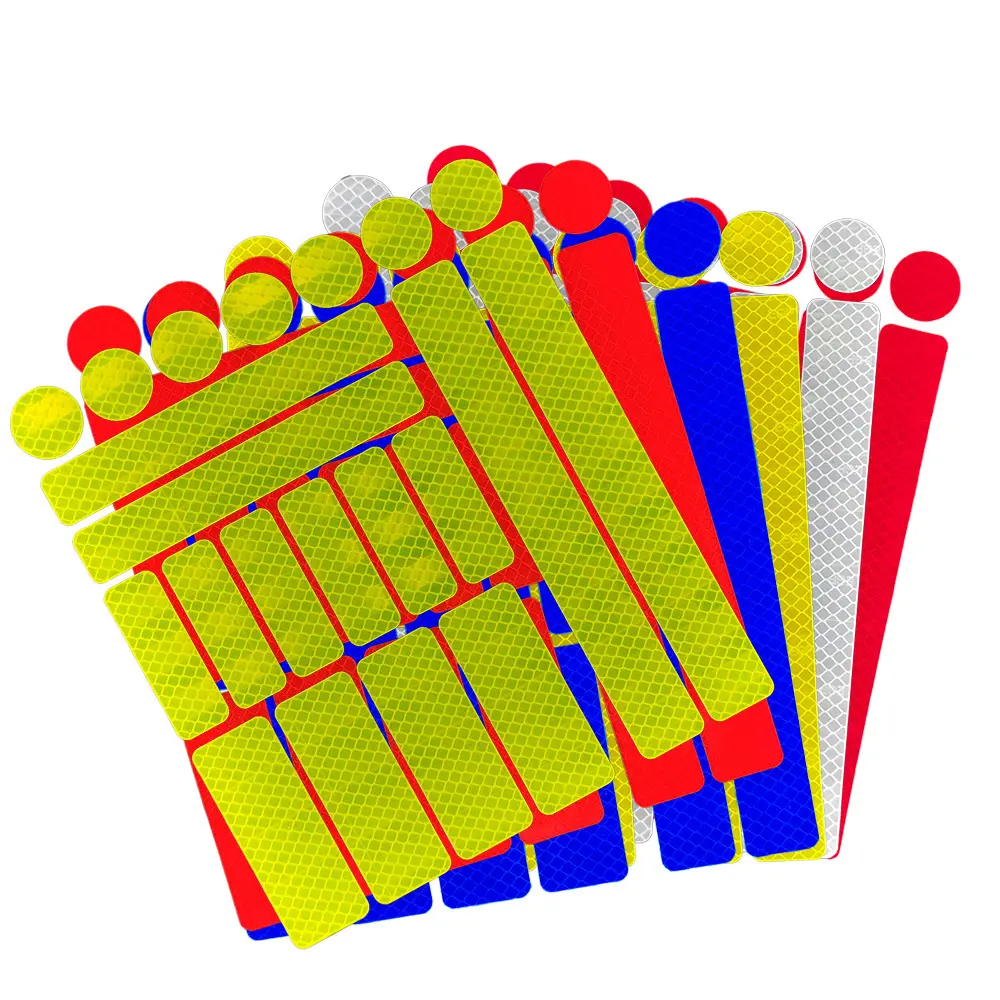 반사 사용자 정의 인쇄 로고 방수 오토바이 자전거 바퀴 림 타이어 헬멧 비닐 데칼 자동차 반사 테이프 스티커 자동차 용