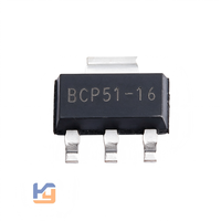 Transistor NPN SMD BCP51-16 SOT-223, amplificateur de petit signal, interrupteur général, composant électronique bipolaire, original en stock