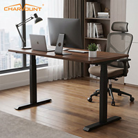 Base de bureau électrique réglable en hauteur à double moteur et trois niveaux, avec mémoire et télécommande, pour poste de travail assis-debout