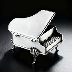 Piano à queue rétro en métal, thème musical <span class=keywords><strong>Bo</strong></span> <span class=keywords><strong>Gladiator</strong></span>, cadeau - Product Image 1