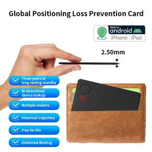 Ultra-Dunne Gps Grafeen Batterij Globale Positie Anti-Verlies Kaart 3 Jaar Batterijduur Air-Tag Vind Mijn Ios En Android Voor Portemonnee - Product Image 3