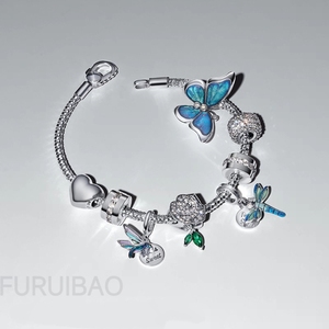 DoraAAF-Ensemble <span class=keywords><strong>de</strong></span> bracelets en <span class=keywords><strong>diamant</strong></span> bleu profond avec étoile scintillante et lune 520 recommandés par Xia Zhiguang - Product Image 1