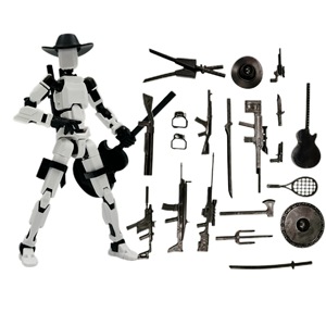 Dummy 13 đa khớp Hành động Hình <span class=keywords><strong>3D</strong></span> in Doanh di chuyển Sáng Tạo Giải nén búp bê <span class=keywords><strong>robot</strong></span> đồ chơi - Product Image 1