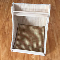 Lit pour chat vintage universel, petit lit de rangement pour animaux de compagnie, cage pour chat de magasin d'animaux, canapé danois chaud pour l'hiver et toutes les saisons