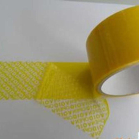 Ruban d'étanchéité anti-vide anti-sécurité pour transfert total PET autocollants d'étiquettes dans le moule utilisation artisanale garantie inviolable évidente sceau cassé