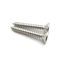 M1 M1.2 M1.4 M1.6 18-8 baja tahan karat kepala countersunk sekrup mengetuk philip m2 diri mengetuk sekrup kayu