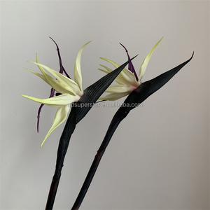B-774 Fleurs décoratives de haute qualité, couronnes et plantes, centres de table floraux tropicaux, fleurs artificielles blanches, oiseau de <span class=keywords><strong>paradis</strong></span> - Product Image 6