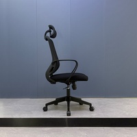 Chaise de bureau ergonomique en maille avec soutien lombaire réglable, chaise pivotante pour ordinateur pour un soutien optimal du bas du dos