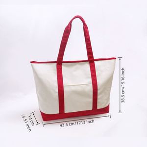High Quality Women's Casual Shopping <b>Canvas</b> <b>Tote</b> Bag Eco Friendly Durable Lightweight Foldable Large Capacity Custom DIY Travel - Product Image 6