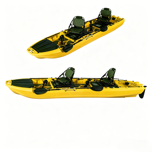 <span class=keywords><strong>Kayak</strong></span> de Pesca Yak Outdoors de 14.6 pies, 3 Piezas Desmontables, con <span class=keywords><strong>Pedales</strong></span> Tándem, para 2 Personas, de Plástico HDPE Modular, con Doble Sistema de <span class=keywords><strong>Pedales</strong></span>, Resistente - Product Image 2