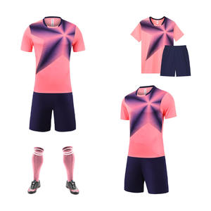 เสื้อฟุตบอลคุณภาพสูงแบบเต็มตัว ปรับแต่งได้ตามต้องการ ชุดฟุตบอลสำหรับเด็ก เสื้อฟุตบอลย้อนยุค - Product Image 1