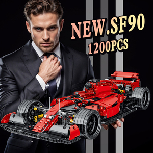 1:8 moc mork 023005 ứng dụng r/C lập trình tốc độ siêu xe F1 đua công nghệ mô hình công thức đồ chơi trẻ em khối xây dựng Bộ quà tặng - Product Image 2